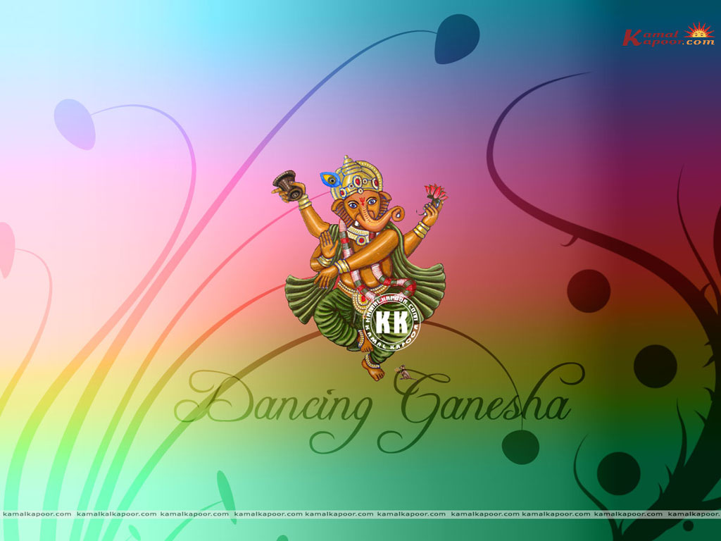 Dancing Ganesha Wallpaper